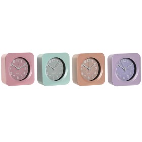 Table clock Home ESPRIT Green Pink Coral Lilac 11 x 4,7 x 11 cm by Home ESPRIT, Desk & Shelf Clocks - Ref: S3057764, Price: 3...