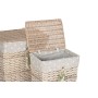 Conjunto de Cestas Home ESPRIT Verde Bege Natural vime 47 x 35 x 55 cm 5 Peças | Tienda24 - Global Online Shop Tienda24.eu