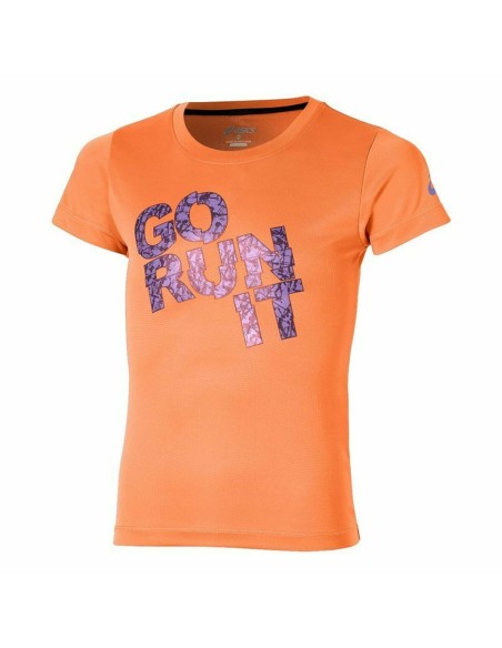 Maglia a Maniche Corte per Bambini Asics Go Run It Arancio da Asics, Bambino - Ref: S6496468, Precio: 18,00 €, Descuento: %