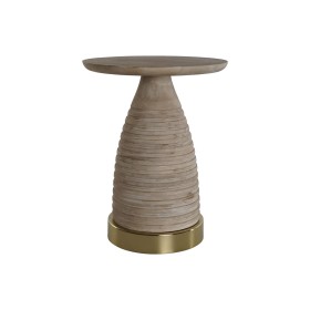 Mesa auxiliar Home ESPRIT Dorado Natural Madera Metal 41 x 41 x 53 cm de Home ESPRIT, Mesas - Ref: S3058420, Precio: 160,40 €...