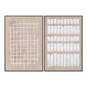 Cadre Home ESPRIT Blanc Naturel Moderne Urbaine (2 Unités) de Home ESPRIT, Impressions sur toile - Réf : S3058427, Prix : 152...