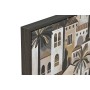 Painting Home ESPRIT Green Beige Golden Houses Tropical 63 x 4,5 x 93 cm (2 Units) by Home ESPRIT, Prints on Canvas - Ref: S3...