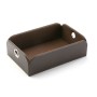 Vide-poches Versa Marron Cuir Synthétique Métal (13 x 6,5 x 20 cm) de Versa, Plateaux - Réf : S3405023, Prix : 7,55 €, Remise...