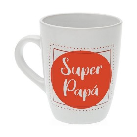 Caneca Versa Super Papá Grés (8,5 x 10 x 8,5 cm) de Versa, Canecas - Ref: S3405920, Preço: 3,48 €, Desconto: %