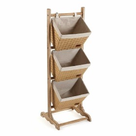 Meuble d'Appoint Versa Coton Bois Rotin 35 x 102 x 35 cm de Versa, Ensembles de meubles - Réf : S3407800, Prix : 41,29 €, Rem...