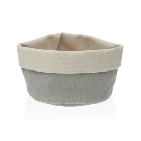 Bread Basket Versa Light grey Textile 14 x 10 x 17 cm by Versa, Food storage - Ref: S3410108, Price: 5,00 €, Discount: %