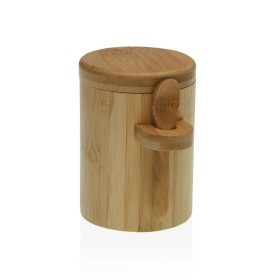 Portazucchero Versa Ceramica Bambù Acciaio 7,5 x 10,3 x 10 cm di Versa, Zucchero e latte - Rif: S3410118, Prezzo: 7,66 €, Sco...