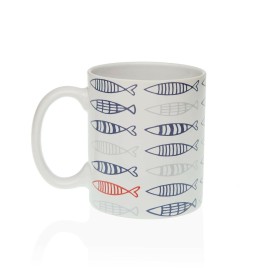 Mug Versa Fish Porcelain Stoneware by Versa, Cups - Ref: S3410457, Price: 4,15 €, Discount: %