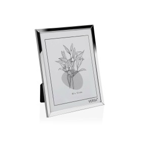 Fotorahmen Weiß Holz Kristall 12 x 2,5 x 17 cm | Tienda24 - Global Online Shop Tienda24.eu