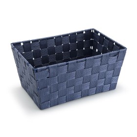 Cestino Versa Azzurro Tessile 20 x 15 x 30 cm di Versa, Organizer per cosmetici - Rif: S3411415, Prezzo: 7,34 €, Sconto: %