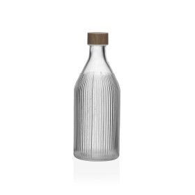 Botella Versa 1 L Rayas Vidrio Aluminio 9,8 x 25,1 x 9,8 cm de Versa, Cantimploras y botellas de agua - Ref: S3411689, Precio...