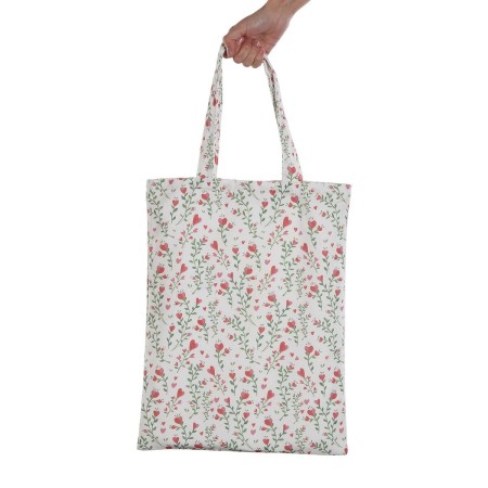 Shopping Bag Versa Lover Hearts Polyester 36 x 48 x 36 cm by Versa, Cloth and beach bags - Ref: S3412100, Price: 4,15 €, Disc...