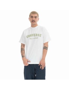 Maglia a Maniche Corte Uomo Converse Classic Fit All Star Single Screen Bianco da Converse, Uomo - Ref: S6496920, Precio: 18,...