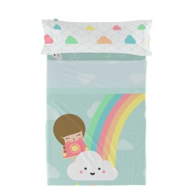 Bedding set HappyFriday Happynois Rainbow Multicolour Single 2 Pieces by HappyFriday, Sheets and pillowcases - Ref: D1609879,...