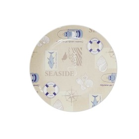 Flat Plate Versa Seaside Polyethylene RPET Ø 25 cm by Versa, Plates and dishes - Ref: S3412435, Price: 4,36 €, Discount: %