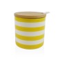 Portazucchero Versa Giallo Ceramica Dolomite 8 x 8 x 8 cm Righe Rotondo di Versa, Zucchero e latte - Rif: S3412534, Prezzo: 4...