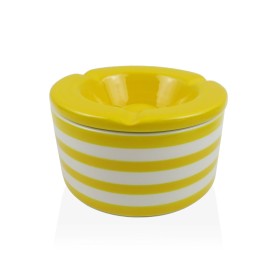 Ashtray Versa Yellow Dolomite 11,2 x 6,2 x 11,2 cm by Versa, Portable Ashtrays - Ref: S3412538, Price: 5,64 €, Discount: %