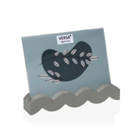 Photo frame Versa Plastic Waves 3,8 x 14,5 x 20 cm by Versa, Table and wall frames - Ref: S3412596, Price: 6,79 €, Discount: %