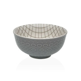 Bol pour Apéritifs Versa Gris Céramique Porcelaine 12,3 x 5,8 x 12,3 cm de Versa, Bols et tasses - Réf : S3412621, Prix : 5,4...