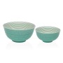 Bol pour Apéritifs Versa Turquoise Céramique Porcelaine 12,3 x 5,8 x 12,3 cm | Tienda24 - Global Online Shop Tienda24.eu