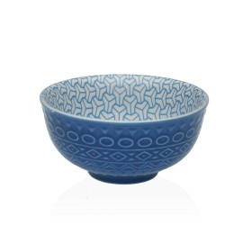 Snack Bowl Versa Blue Ceramic Porcelain 12,3 x 5,8 x 12,3 cm by Versa, Bowls and large cups - Ref: S3412624, Price: 5,43 €, D...