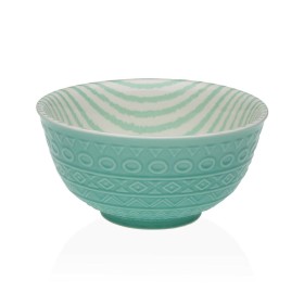 Snack Bowl Versa Turquoise Ceramic Porcelain 16 x 7,7 x 16 cm by Versa, Bowls and large cups - Ref: S3412626, Price: 6,17 €, ...