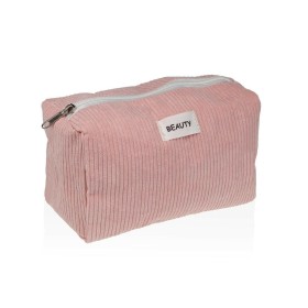 Neceser de Viaje Versa Corduroy Rosa 8 x 11 x 18 cm de Versa, Neceseres de viaje - Ref: S3412705, Precio: 4,15 €, Descuento: %