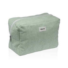 Nécessaire de Viagem Versa Corduroy Verde 12 x 16 x 24 cm de Versa, Estojo de viagem - Ref: S3412707, Preço: 6,06 €, Desconto: %