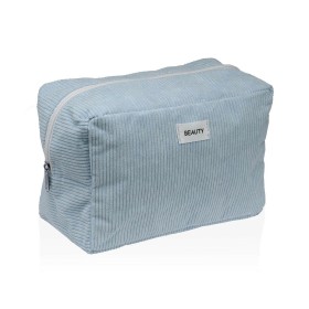 Nécessaire de Viagem Versa Corduroy Azul 12 x 16 x 24 cm de Versa, Estojo de viagem - Ref: S3412710, Preço: 6,06 €, Desconto: %