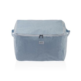 Caixa de Armazenamento Versa Corduroy 38 x 26 x 26 cm Azul de Versa, Organizadores de cosméticos - Ref: S3412725, Preço: 6,11...