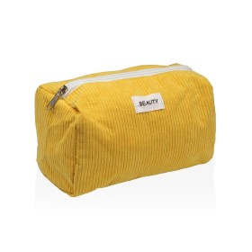 Nécessaire de Voyage Versa Corduroy Jaune 8 x 11 x 18 cm de Versa, Vanity - Réf : S3412734, Prix : 4,15 €, Remise : %