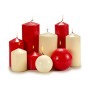 Candela Rosso Cera (7,5 x 7,5 x 7,5 cm) (4 Unità) di Acorde, Candele - Rif: S3622390, Prezzo: 7,22 €, Sconto: %