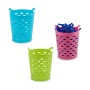 Peg Basket Yellow Blue Orange Pink polystyrene 14 x 17 x 14 cm (12 Units) | Tienda24 - Global Online Shop Tienda24.eu