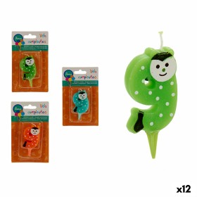 Candela Compleanno animali Numeri 9 (12 Unità) di BigBuy Party, Articoli per feste - Rif: S3625076, Prezzo: 7,50 €, Sconto: %