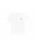 Child's Short Sleeve T-Shirt 4F JTSD001 White | Tienda24 Tienda24.eu