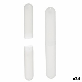 Portaspazzolini da Denti Trasparente polipropilene 20 x 2 x 3 cm (24 Unità) di Berilo, Supporti e distributori - Rif: S363174...