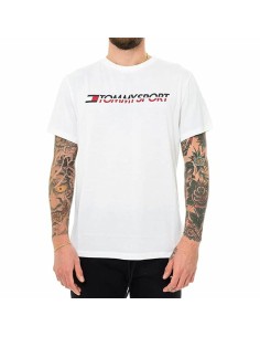 Maglia a Maniche Corte Uomo Tommy Hilfiger Logo Chest Bianco da Tommy Hilfiger, Uomo - Ref: S6497289, Precio: 45,08 €, Descue...