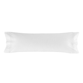 Capa de almofada HappyFriday BASIC Branco 45 x 125 cm de HappyFriday, Lençóis e capas de almofadas - Ref: D1609898, Preço: 8,...