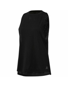 Camiseta para Mujer sin Mangas Endless Endless Lux Ribbon Pádel Negro | Tienda24 Tienda24.eu