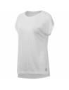 Ärmelloses Damen-T-Shirt Reebok Burnout Weiß | Tienda24 Tienda24.eu