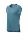 Ärmelloses Damen-T-Shirt Reebok Burnout Blau | Tienda24 Tienda24.eu