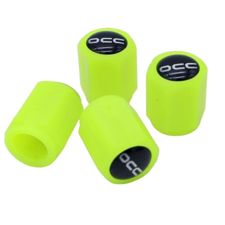 Set of Plugs and Sockets OCC Motorsport OCCLEV005 4 Units Fluorescent Yellow | Tienda24 - Global Online Shop Tienda24.eu