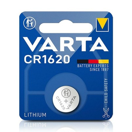 Pilha de Botão de Lítio Varta CR 1620 CR1620 3 V 70 mAh de Varta, Adaptadores - Ref: S37115440, Preço: 4,39 €, Desconto: %