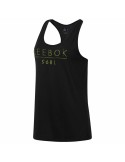 Women's Sleeveless T-shirt Reebok 1895 Race Black | Tienda24 Tienda24.eu