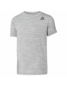 Camiseta de Manga Corta Infantil Reebok Essentials Marble Melange Gris claro | Tienda24 Tienda24.eu