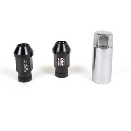 Set Nuts OMP 7075 40 mm M12 x 1,50 20 uds Black | Tienda24 - Global Online Shop Tienda24.eu