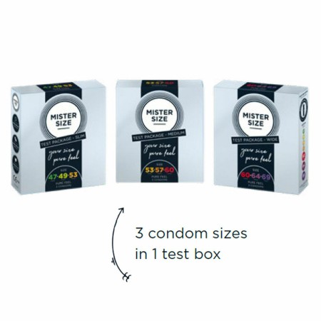 Condoms Mister Size by Mister Size, Male Condoms - Ref: S4005429, Price: 4,46 €, Discount: %