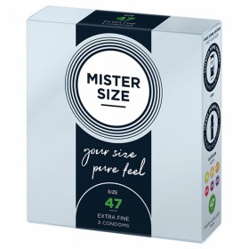 Preservativos Mister Size Extrafino (47 mm) de Mister Size, Preservativos masculinos - Ref: S4005431, Preço: 4,46 €, Desconto: %