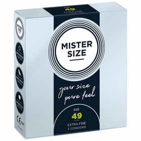 Preservativi Mister Size Extra sottili (49 mm) di Mister Size, Preservativi maschili - Rif: S4005434, Prezzo: 4,46 €, Sconto: %