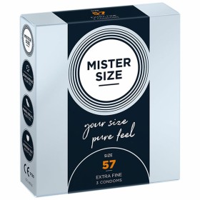 Préservatifs Mister Size Ø 5,7 cm (3 pcs) de Mister Size, Préservatifs masculins - Réf : S4005440, Prix : 4,46 €, Remise : %